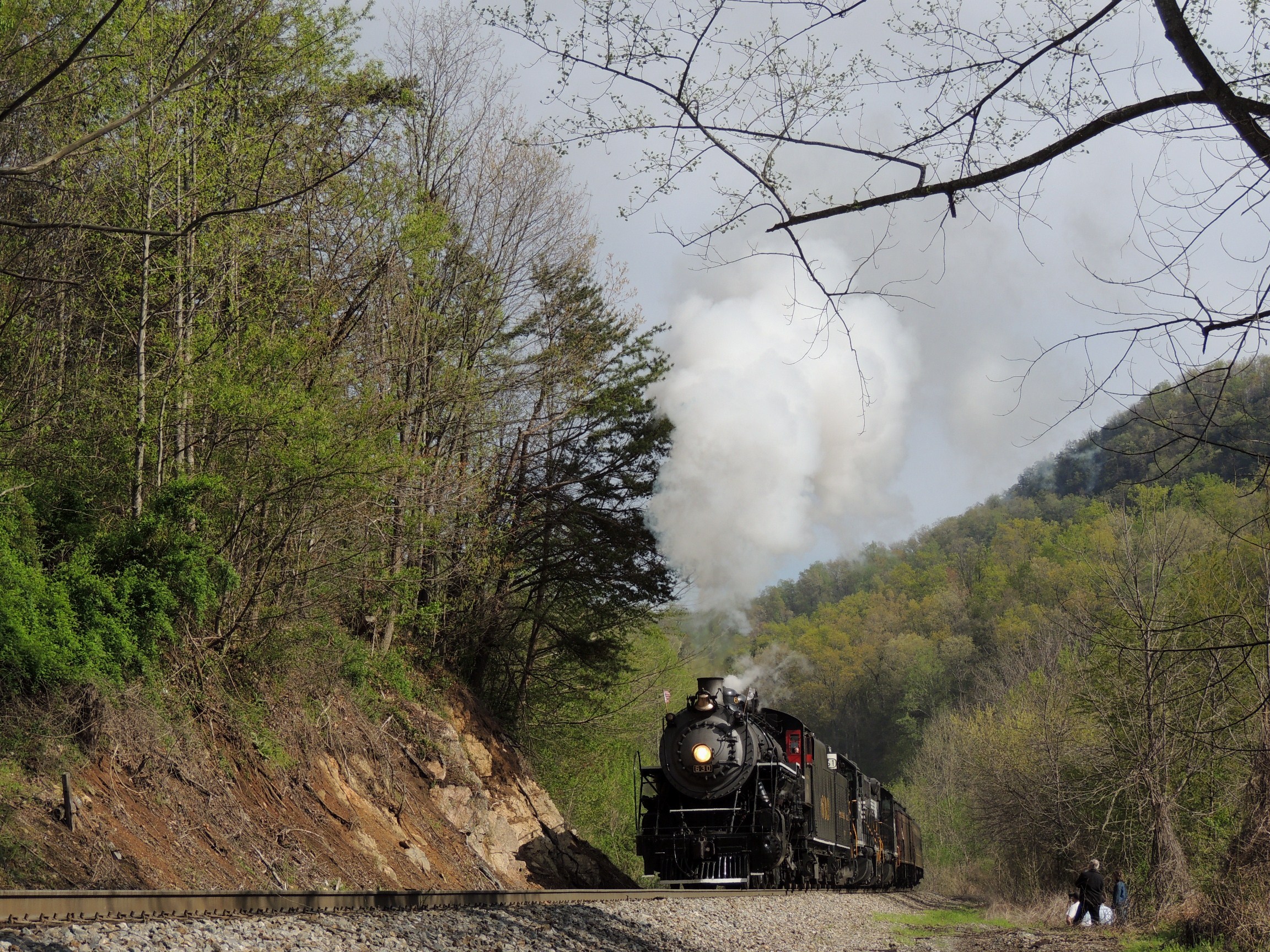 SOU 630 approaching Old Fort, the turn around point.